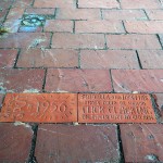 Priscilla and Loretta brick, India St, Portland, Maine